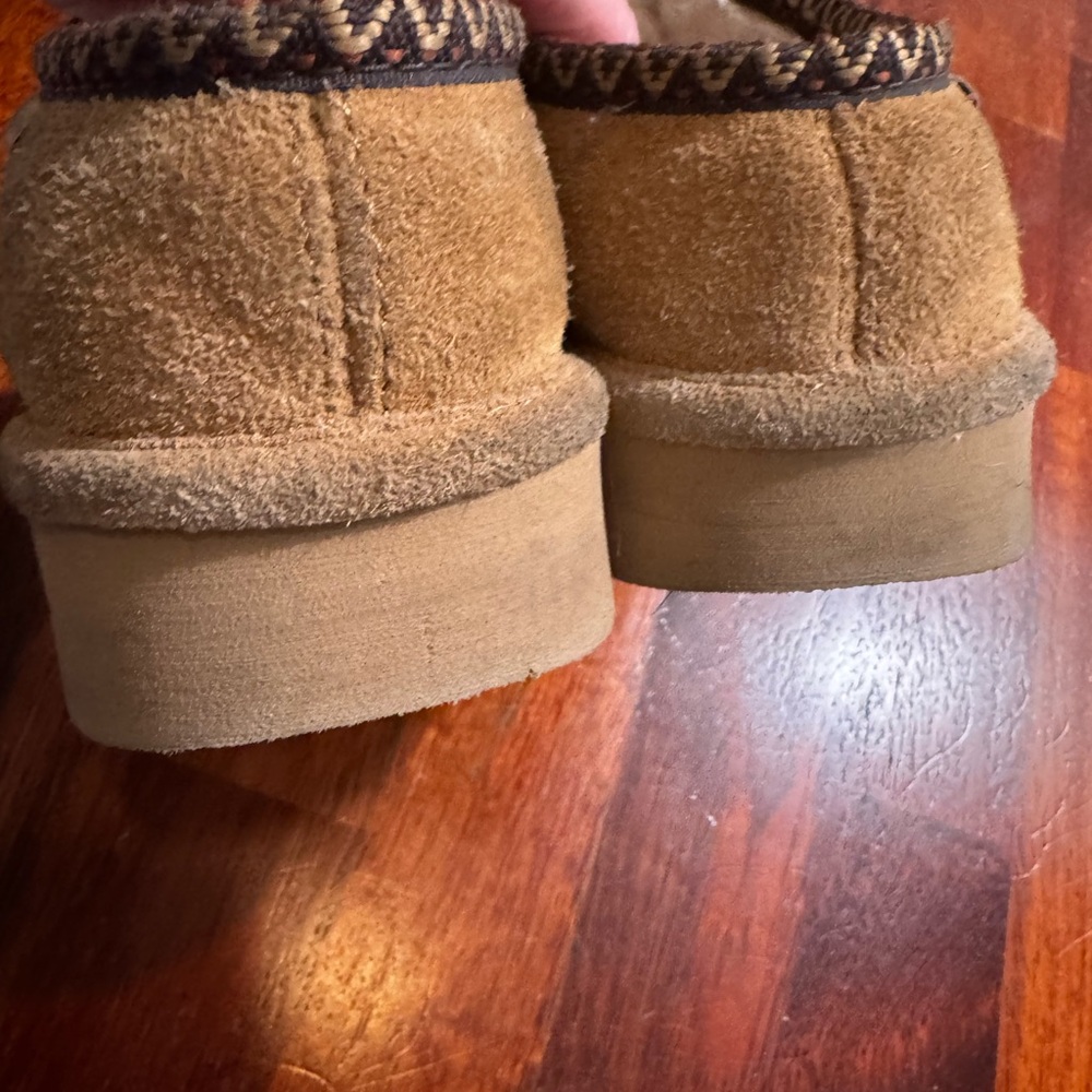 BearPaw Camel Suede Slip-Ons - Picture 5 of 5